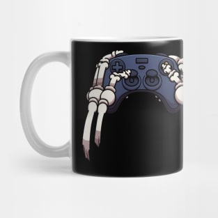 Skeleton Hands Holding Video Game Controller Mug